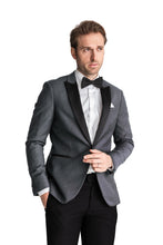 Load image into Gallery viewer, Steel Venice Tuxedo Jacket