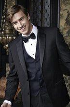 Load image into Gallery viewer, Black Barcelona Tuxedo Jacket