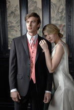 Load image into Gallery viewer, 'Aspen' Black 2-Button Notch Suit - Super 150 - Tuxedo Club