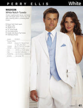 Load image into Gallery viewer, &#39;Madison&#39; White 2-Button Notch Tuxedo - Tuxedo Club