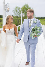 Load image into Gallery viewer, Oxford Blue Suit Jacket