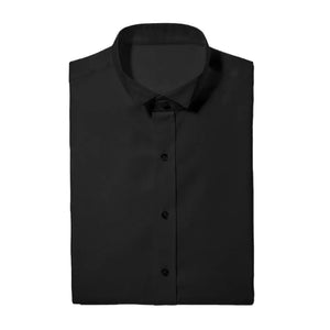 Black Wingtip Tuxedo Shirt