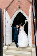 Load image into Gallery viewer, Navy Venice Tuxedo Jacket