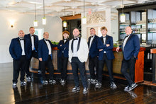 Load image into Gallery viewer, Navy Venice Tuxedo Jacket