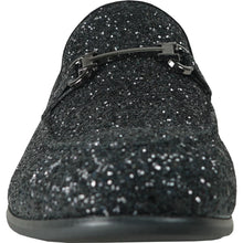 Load image into Gallery viewer, Black Sparkle Loafer