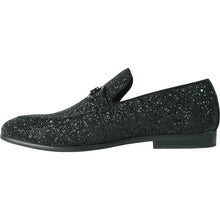 Load image into Gallery viewer, Black Sparkle Loafer