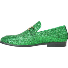 Load image into Gallery viewer, Green Sparkle Loafer