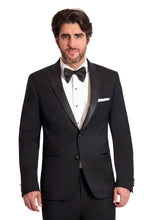 Load image into Gallery viewer, Black Barcelona Tuxedo Jacket