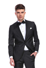 Load image into Gallery viewer, Black Venice Tuxedo Jacket