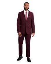 Load image into Gallery viewer, Burgundy Suit Jacket