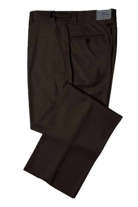 Chocolate Pleated Tuxedo Pants