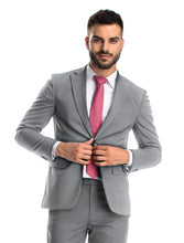 Load image into Gallery viewer, Heather Grey Suit Jacket