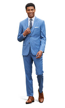 Load image into Gallery viewer, Marine Blue Suit Jacket