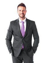 Load image into Gallery viewer, Steel Grey Suit Jacket