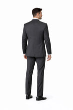 Load image into Gallery viewer, Man wearing a gray suit on a white background