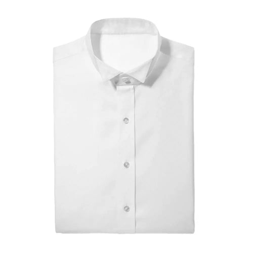 White Wingtip Tuxedo Shirt