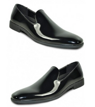 Load image into Gallery viewer, Black Gloss Slip-On Loafer