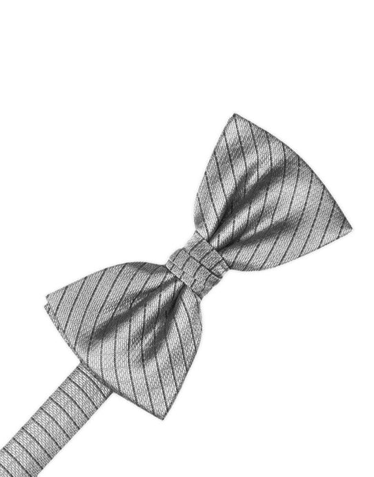Silver Palermo Bowtie - Tuxedo Club