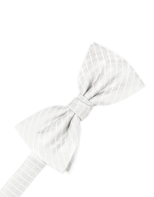White Palermo Bowtie - Tuxedo Club