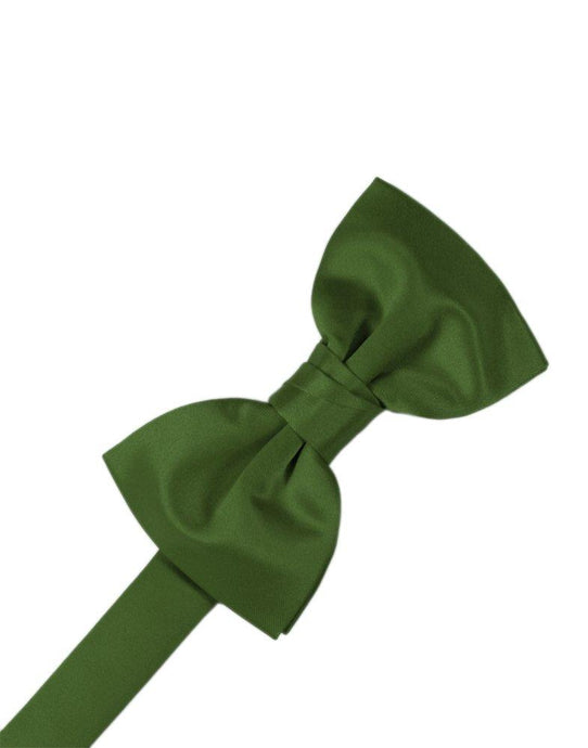 Clover Solid Satin Bowtie - Tuxedo Club