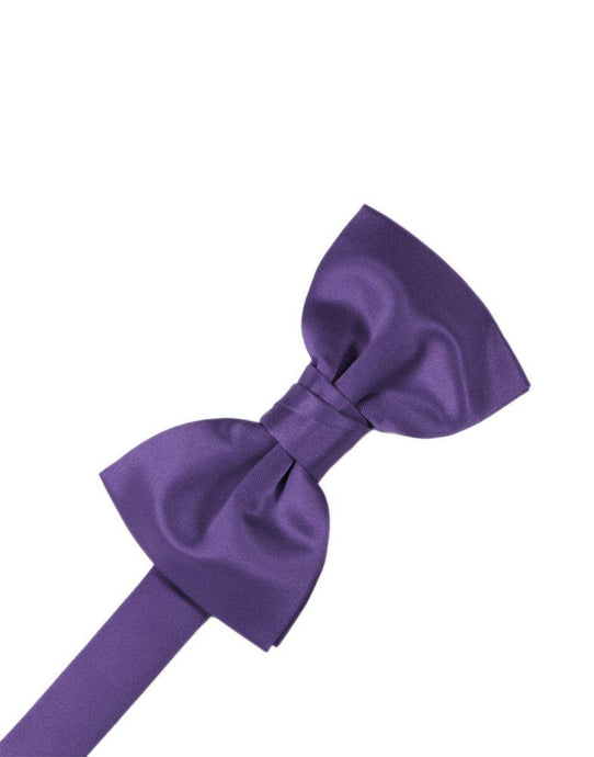 Freesia Solid Satin Bowtie - Tuxedo Club