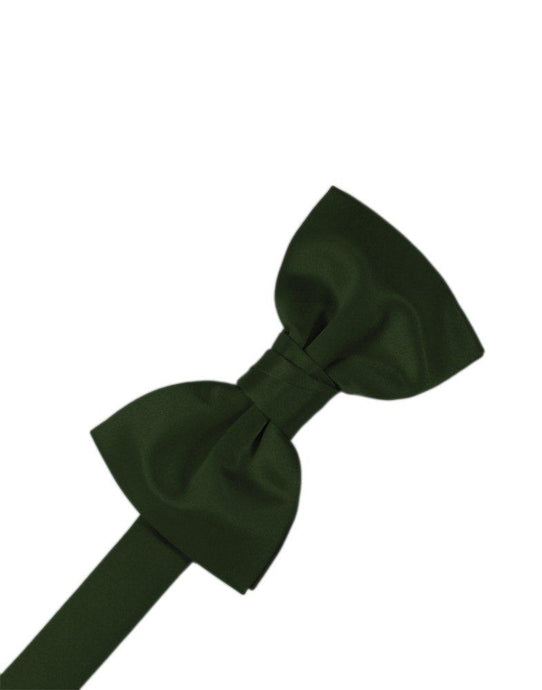 Holly Solid Satin Bowtie - Tuxedo Club