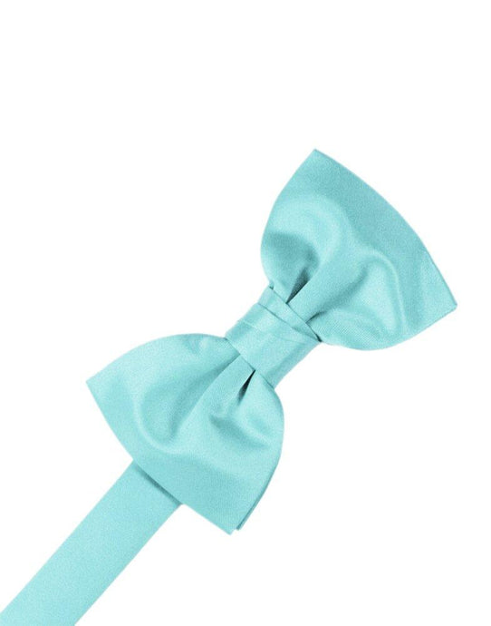 Pool Solid Satin Bowtie - Tuxedo Club