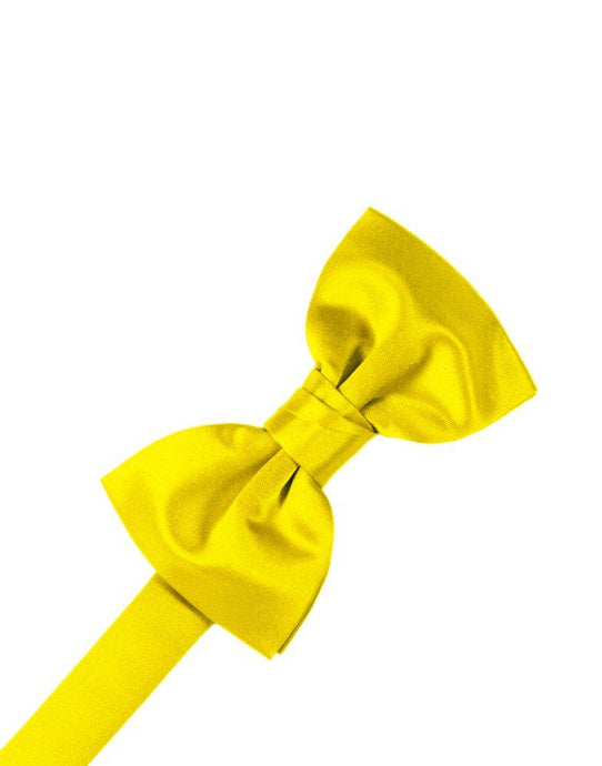 Sunbeam Solid Satin Bowtie - Tuxedo Club