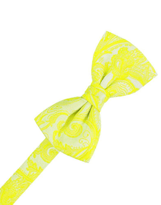 Lemon Tapestry Bowtie - Tuxedo Club
