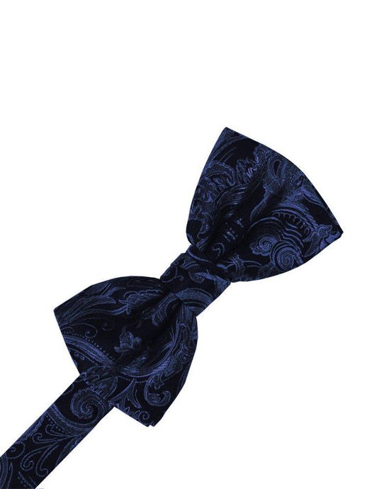 Midnight Blue Tapestry Bowtie - Tuxedo Club