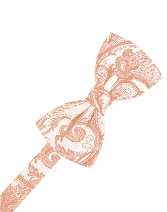 Peach Tapestry Bowtie - Tuxedo Club