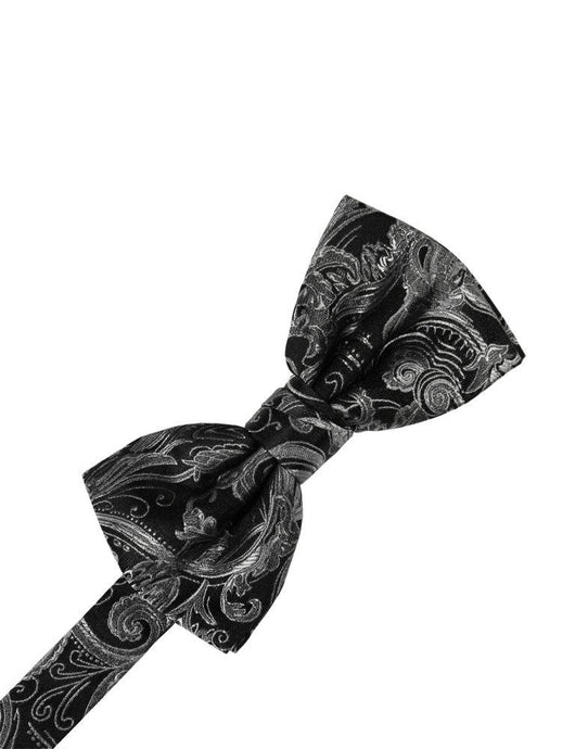 Silver Tapestry Bowtie - Tuxedo Club