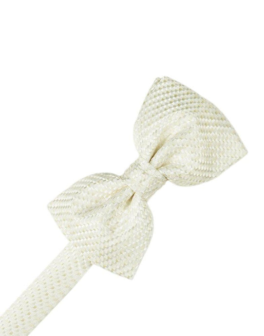 Ivory Venetian Bowtie - Tuxedo Club