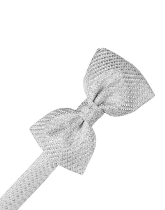 Silver Venetian Bowtie - Tuxedo Club