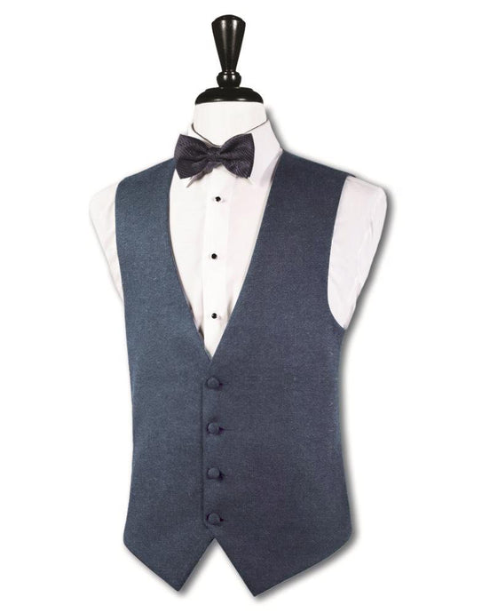 Infinity Charcoal 150's Vest - Tuxedo Club