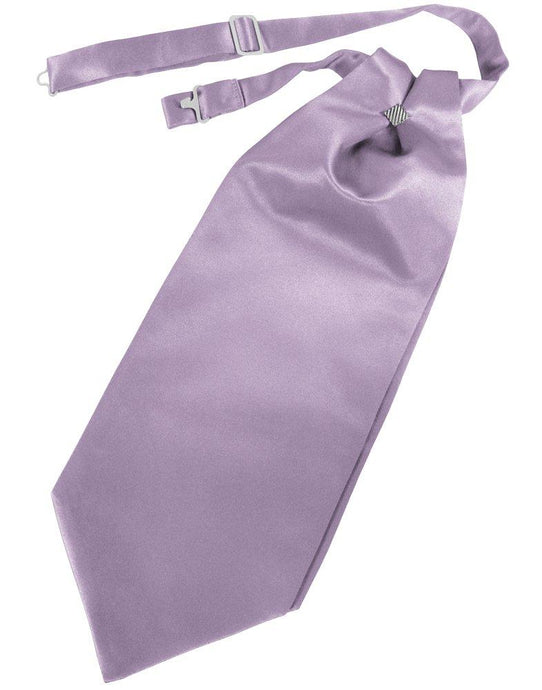 Heather Solid Satin Cravat - Tuxedo Club