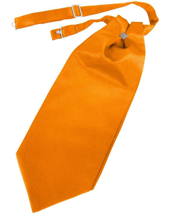 Mandarin Solid Satin Cravat - Tuxedo Club