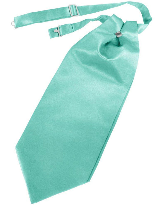 Mermaid Solid Satin Cravat - Tuxedo Club