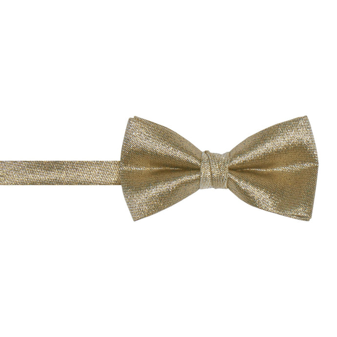 Metallic Gold Bow Tie - Tuxedo Club