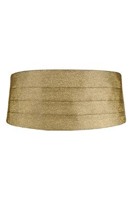 Gold Metallic Cummerbund - Tuxedo Club