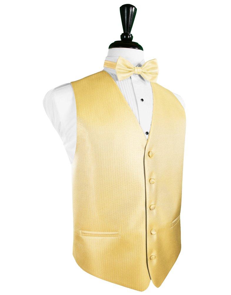 Buttercup Herringbone Tuxedo Vest - Tuxedo Club