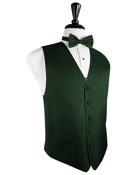Hunter Herringbone Tuxedo Vest - Tuxedo Club