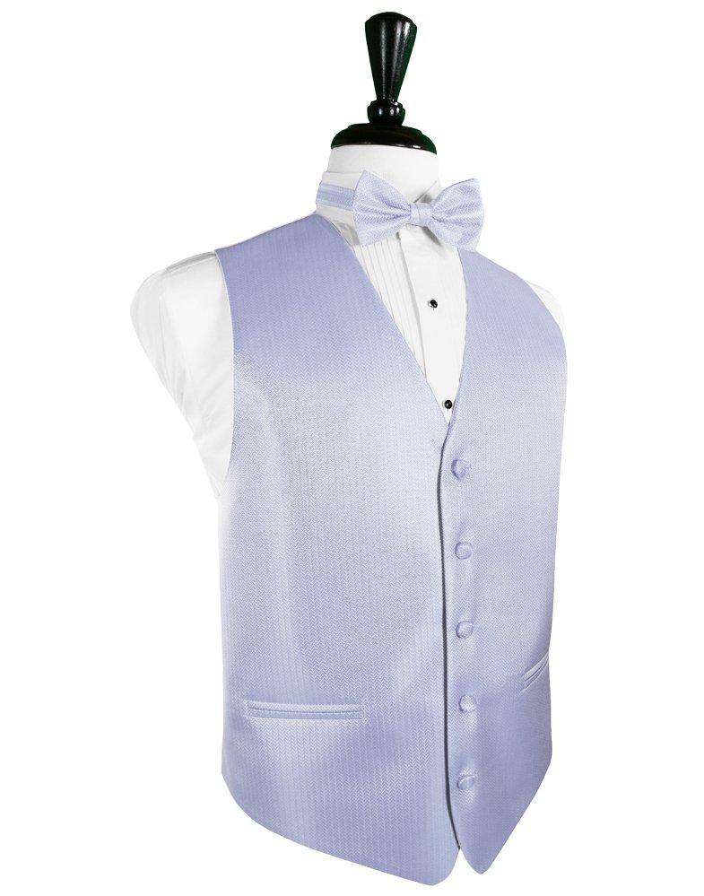 Periwinkle Herringbone Tuxedo Vest - Tuxedo Club