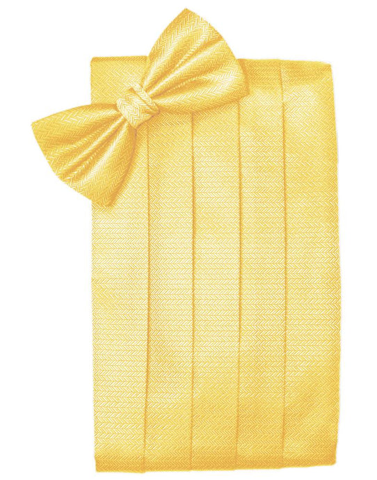 Sunbeam Herringbone Cummerbund - Tuxedo Club