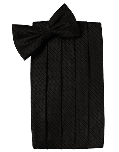 Black Palermo Cummerbund - Tuxedo Club