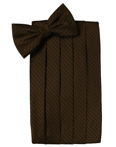 Chocolate Palermo Cummerbund - Tuxedo Club