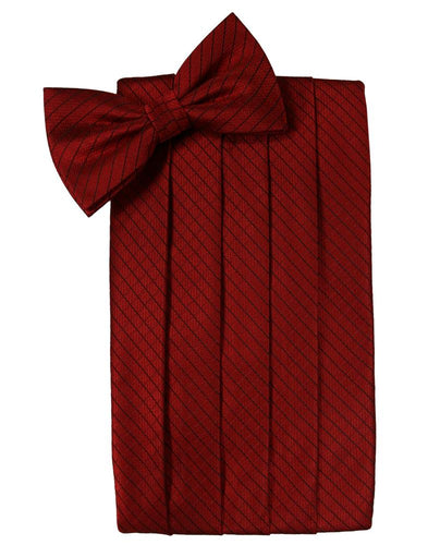 Claret Palermo Cummerbund - Tuxedo Club