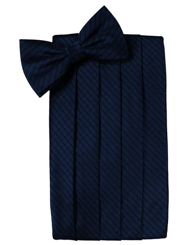 Navy Palermo Cummerbund - Tuxedo Club