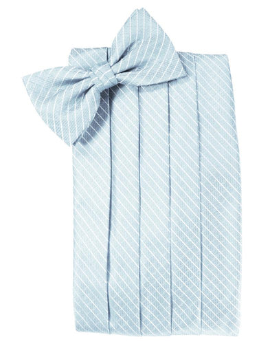 Powder Blue Palermo Cummerbund - Tuxedo Club