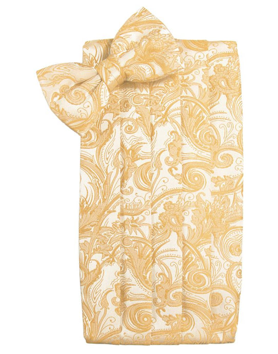 Apricot Tapestry Cummerbund - Tuxedo Club